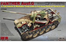 Rye Field Model 1:35 Panther Ausf.G & full interior, cut away parts Kit